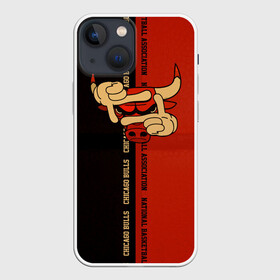 Чехол для iPhone 13 mini с принтом NBA. Chicago bulls в Екатеринбурге,  |  | basketball | chicago | chicago bulls | chicago buls | chikago | nba | баскетбол | буллз | буллс | бык | нба | чикаго буллз | чикаго буллс