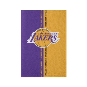 Обложка для паспорта матовая кожа с принтом Los angeles lakers. NBA в Екатеринбурге, натуральная матовая кожа | размер 19,3 х 13,7 см; прозрачные пластиковые крепления | basketbal | basketball | la | lakers | los angeles | los angeles lakers | national | nba | анжелес | баскетбол | лос анджелес | лэйкерс | национальная бескетбольная ассоциация | нба | онил | шакил