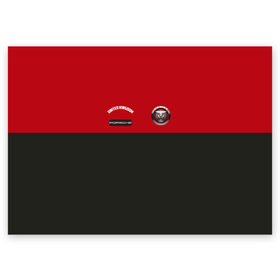 Поздравительная открытка с принтом Jaguar в Екатеринбурге, 100% бумага | плотность бумаги 280 г/м2, матовая, на обратной стороне линовка и место для марки
 | c x17 | c x75 concept | c xf | cars | e pace | f pace | jaguar | land | r d6 | r2 | r3 | r4 | r5 | rover. r1 | xkr 75 | авто | автомобиль | знак | лого | машина | символ | тачка | эмблема | ягуар