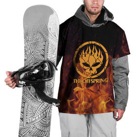 Накидка на куртку 3D с принтом The Offspring в Екатеринбурге, 100% полиэстер |  | Тематика изображения на принте: offspring | офспринг | оффспринг | рок