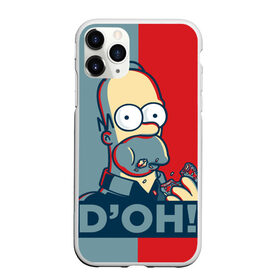 Чехол для iPhone 11 Pro матовый с принтом Homer Simpson (DOH!) в Екатеринбурге, Силикон |  | Тематика изображения на принте: bart | doh | homer | homer simpson | hope | hope poster | lisa | march | poster | simpsons | барт. лиза | гомер | мардж | мегги | пончик | пончик и гомер | симпсоны