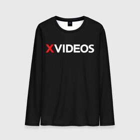 Мужской лонгслив 3D с принтом Xvideos в Екатеринбурге, 100% полиэстер | длинные рукава, круглый вырез горловины, полуприлегающий силуэт | xvideos