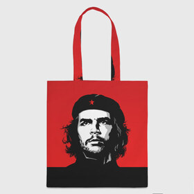 Сумка 3D повседневная с принтом Che Guevara в Екатеринбурге, 100% полиэстер | Плотность: 200 г/м2; Размер: 34×35 см; Высота лямок: 30 см | 