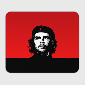 Коврик прямоугольный с принтом Che Guevara в Екатеринбурге, натуральный каучук | размер 230 х 185 мм; запечатка лицевой стороны | 