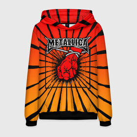 Мужская толстовка 3D с принтом Metallica в Екатеринбурге, 100% полиэстер | двухслойный капюшон со шнурком для регулировки, мягкие манжеты на рукавах и по низу толстовки, спереди карман-кенгуру с мягким внутренним слоем. | anger | fans | metall | metallica | st | альбом | альбома | группа | логотип | металл | металлика | обложка | фанат