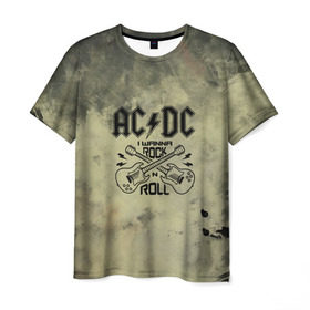 Мужская футболка 3D с принтом AC DC в Екатеринбурге, 100% полиэфир | прямой крой, круглый вырез горловины, длина до линии бедер | ac dc | acdc | acdc ас дс | австралийская | ангус янг | асдс | блюз | группа | крис слэйд | метал | молния | музыка | музыканты | певцы | рок | рок н ролл | стиви янг | хард | хардрок | эксл роуз