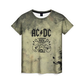 Женская футболка 3D с принтом AC DC в Екатеринбурге, 100% полиэфир ( синтетическое хлопкоподобное полотно) | прямой крой, круглый вырез горловины, длина до линии бедер | ac dc | acdc | acdc ас дс | австралийская | ангус янг | асдс | блюз | группа | крис слэйд | метал | молния | музыка | музыканты | певцы | рок | рок н ролл | стиви янг | хард | хардрок | эксл роуз