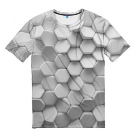 Мужская футболка 3D с принтом Геометрическая живопись в Екатеринбурге, 100% полиэфир | прямой крой, круглый вырез горловины, длина до линии бедер | cube | cubisme | коллаж | куб | кубизм | пабло | пикассо | сезанновский | синтетический