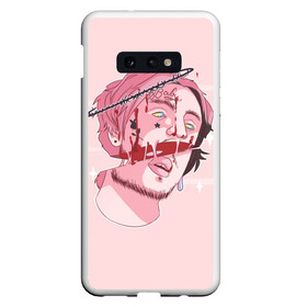 Чехол для Samsung S10E с принтом Lil Peep (1) в Екатеринбурге, Силикон | Область печати: задняя сторона чехла, без боковых панелей | baby | benz truck | cry | cry baby | lil | lil peep | peep | лил | лил пип | пип