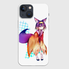 Чехол для iPhone 13 mini с принтом Аниме пиксели в Екатеринбурге,  |  | anime | manga | no game no life | аниме | без игры жизни нет | манга