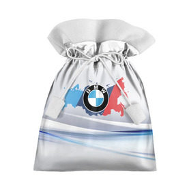 Подарочный 3D мешок с принтом BMW BRAND SPORT в Екатеринбурге, 100% полиэстер | Размер: 29*39 см | Тематика изображения на принте: 