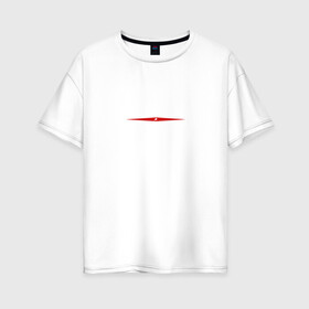 Женская футболка хлопок Oversize с принтом Агата Кристи в Екатеринбурге, 100% хлопок | свободный крой, круглый ворот, спущенный рукав, длина до линии бедер
 | агата кристи