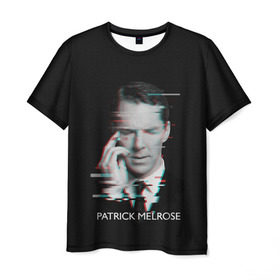 Мужская футболка 3D с принтом Patrick Melrose в Екатеринбурге, 100% полиэфир | прямой крой, круглый вырез горловины, длина до линии бедер | benedict cumberbatch | patrick melrose | бенедикт камбербэтч | патрик мелроуз