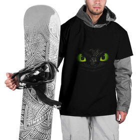 Накидка на куртку 3D с принтом как приручить дракона в Екатеринбурге, 100% полиэстер |  | how to train your dragon | беззубик | викинги | дракон | как приручить дракона | ночная фурия