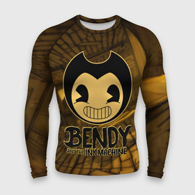 Мужской рашгард 3D с принтом Bendy and the ink machine (33) в Екатеринбурге,  |  | bendy | bendy and the ink machine | бенди | бенди и чернильная машина