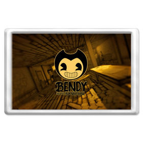 Магнит 45*70 с принтом Bendy and the ink machine (33) в Екатеринбурге, Пластик | Размер: 78*52 мм; Размер печати: 70*45 | bendy | bendy and the ink machine | бенди | бенди и чернильная машина