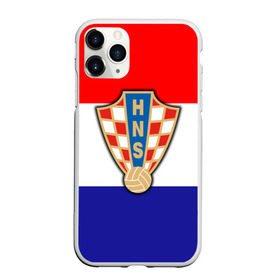 Чехол для iPhone 11 Pro матовый с принтом Сборная Хорватии флаг в Екатеринбурге, Силикон |  | европы | хорватия | чемпионат мира | чм