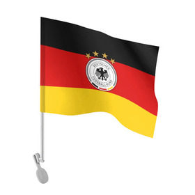 Флаг для автомобиля с принтом Сборная Германии флаг в Екатеринбурге, 100% полиэстер | Размер: 30*21 см | германия | европы | мира | чемпионат | чм