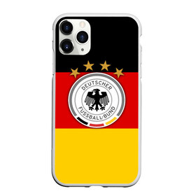 Чехол для iPhone 11 Pro матовый с принтом Сборная Германии флаг в Екатеринбурге, Силикон |  | германия | европы | мира | чемпионат | чм