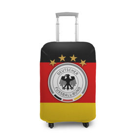 Чехол для чемодана 3D с принтом Сборная Германии флаг в Екатеринбурге, 86% полиэфир, 14% спандекс | двустороннее нанесение принта, прорези для ручек и колес | германия | европы | мира | чемпионат | чм