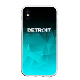 Чехол для iPhone XS Max матовый с принтом DETROIT BECOME HUMAN в Екатеринбурге, Силикон | Область печати: задняя сторона чехла, без боковых панелей | Тематика изображения на принте: connor | cyberlife | detroit become human | deviant | kara | markus | ps4 | rk800 |  detroit: become human | детроит | детроит: стать человеком | игры | кара | коннор | конор | кэра | маркус | пиратs | эксклюзив