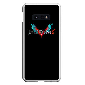 Чехол для Samsung S10E с принтом Devil May Cry 5 в Екатеринбурге, Силикон | Область печати: задняя сторона чехла, без боковых панелей | cry | dante | devil | dmc | game | may | данте | дьявол | игра | слэшер | экшн