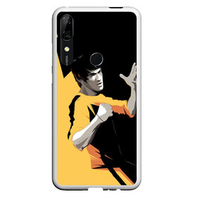 Чехол для Honor P Smart Z с принтом Bruce Lee в Екатеринбурге, Силикон | Область печати: задняя сторона чехла, без боковых панелей | Тематика изображения на принте: bruce lee | актер | боец | воин | звезда | карате