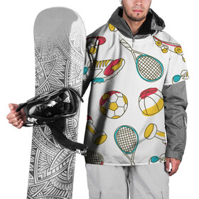 Накидка на куртку 3D с принтом Спорт в Екатеринбурге, 100% полиэстер |  | basketball | football | sport | tennis | атлет | бадминтон | баскетбол | боулинг | здоровье | игрок | лучший | победа | спорт | спортсмен | теннис | футбол | хоккей | чемпион | штанга