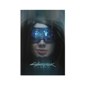 Обложка для паспорта матовая кожа с принтом Cyberpunk 2077 в Екатеринбурге, натуральная матовая кожа | размер 19,3 х 13,7 см; прозрачные пластиковые крепления | Тематика изображения на принте: cd projekt red | cyber | cyberpunk | cyberpunk 2077 | e3 | ps4 | rpg | v | xbox | будущее | девушка | игра | кибер | киберпанк | киберпанк 2077 | маска | от создателей ведьмака | очки | рпг