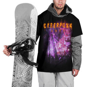 Накидка на куртку 3D с принтом Cyberpunk 2077 в Екатеринбурге, 100% полиэстер |  | action | cyberpunk | projekt red | rpg | игра | кибер | мир | панк | средневековья | фэнтези