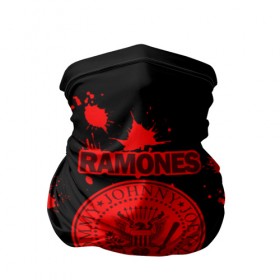Бандана-труба 3D с принтом Ramones в Екатеринбурге, 100% полиэстер, ткань с особыми свойствами — Activecool | плотность 150‒180 г/м2; хорошо тянется, но сохраняет форму | ramones | джонни | джоуи | ди ди томми | рамон | рамонес | рамоун | рамоунз | рамоунс | рок группа
