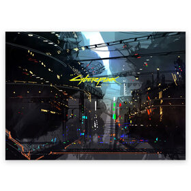 Поздравительная открытка с принтом Cyber Punk 2077 в Екатеринбурге, 100% бумага | плотность бумаги 280 г/м2, матовая, на обратной стороне линовка и место для марки
 | Тематика изображения на принте: cd projekt red | cyberpunk | cyberpunk 2077 | e3 | ps4 | rpg | v | xbox | будущее | киберпанк | киберпанк 2077 | от создателей ведьмака | рпг