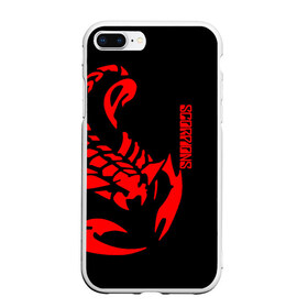 Чехол для iPhone 7Plus/8 Plus матовый с принтом Scorpions в Екатеринбурге, Силикон | Область печати: задняя сторона чехла, без боковых панелей | scorpions | группа | скорпионс | хард | хардрок