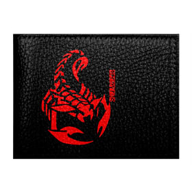 Обложка для студенческого билета с принтом Scorpions в Екатеринбурге, натуральная кожа | Размер: 11*8 см; Печать на всей внешней стороне | Тематика изображения на принте: scorpions | группа | скорпионс | хард | хардрок
