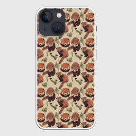 Чехол для iPhone 13 mini с принтом Red panda в Екатеринбурге,  |  | Тематика изображения на принте: panda | red panda | small panda | животные | красная панда | лес | панда