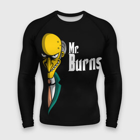 Мужской рашгард 3D с принтом Mr. Burns (Simpsons) в Екатеринбурге,  |  | Тематика изображения на принте: burns | mr | mr. burns | simpsons | мистер бернс | симпсоны