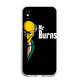 Чехол для iPhone XS Max матовый с принтом Mr Burns (Simpsons) в Екатеринбурге, Силикон | Область печати: задняя сторона чехла, без боковых панелей | burns | mr | mr. burns | simpsons | мистер бернс | симпсоны