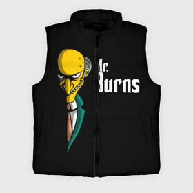 Мужской жилет утепленный 3D с принтом Mr. Burns (Simpsons) в Екатеринбурге,  |  | burns | mr | mr. burns | simpsons | мистер бернс | симпсоны