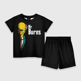 Детский костюм с шортами 3D с принтом Mr. Burns (Simpsons) в Екатеринбурге,  |  | burns | mr | mr. burns | simpsons | мистер бернс | симпсоны