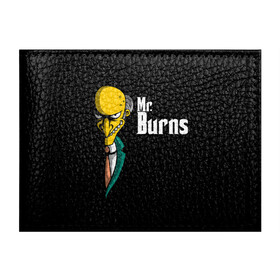 Обложка для студенческого билета с принтом Mr. Burns (Simpsons) в Екатеринбурге, натуральная кожа | Размер: 11*8 см; Печать на всей внешней стороне | burns | mr | mr. burns | simpsons | мистер бернс | симпсоны