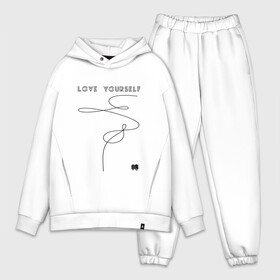 Мужской костюм хлопок OVERSIZE с принтом LOVE YOURSELF _ в Екатеринбурге,  |  | bangtan boys | bts | бантаны | бтс