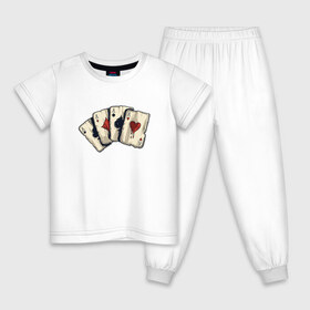 Детская пижама хлопок с принтом Старые карты в Екатеринбурге, 100% хлопок |  брюки и футболка прямого кроя, без карманов, на брюках мягкая резинка на поясе и по низу штанин
 | cards | карты