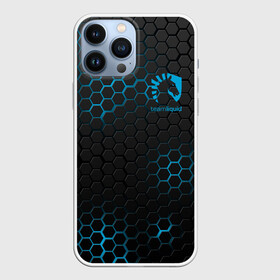 Чехол для iPhone 13 Pro Max с принтом TEAM LIQUID E SPORT в Екатеринбурге,  |  | 2019 | blue | cybersport | esport | liquid | logo | pro league | sci fi | team | team liquid | броня | киберспорт | логотип | ромб | текстура | тим ликвид | фирменные цвета