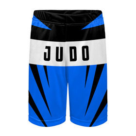 Детские спортивные шорты 3D с принтом Judo в Екатеринбурге,  100% полиэстер
 | пояс оформлен широкой мягкой резинкой, ткань тянется
 | Тематика изображения на принте: judo | sport | дзюдо | дзюдоист | спорт