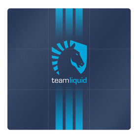 Магнитный плакат 3Х3 с принтом TEAM LIQUID E-SPORT в Екатеринбурге, Полимерный материал с магнитным слоем | 9 деталей размером 9*9 см | Тематика изображения на принте: 2019 | blue | cybersport | esport | liquid | logo | pro league | team | team liquid | киберспорт | логотип | тим ликвид | фирменные цвета