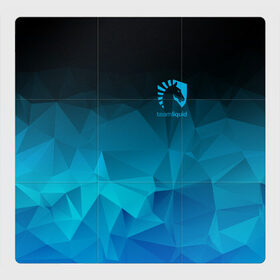 Магнитный плакат 3Х3 с принтом TEAM LIQUID E-SPORT в Екатеринбурге, Полимерный материал с магнитным слоем | 9 деталей размером 9*9 см | 2019 | blue | cybersport | esport | liquid | logo | pro league | team | team liquid | киберспорт | логотип | тим ликвид | фирменные цвета