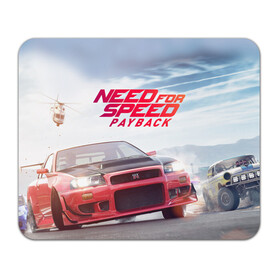 Коврик для мышки прямоугольный с принтом Need for Speed: Payback в Екатеринбурге, натуральный каучук | размер 230 х 185 мм; запечатка лицевой стороны | авто | аркада | гонки | жажда | машины | мода | популярные | расплата | скорости