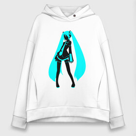 Женское худи Oversize хлопок с принтом Hatsune Miku в Екатеринбурге, френч-терри — 70% хлопок, 30% полиэстер. Мягкий теплый начес внутри —100% хлопок | боковые карманы, эластичные манжеты и нижняя кромка, капюшон на магнитной кнопке | anime | aquamarin | aquamarine | everlasting | hatsune | j pop | miku | projectdiva | singer | summer | vocaloid | аквамарин | аниме | бесконечное | вокалоид | лето | мику | певица | хацуне | хацунэ