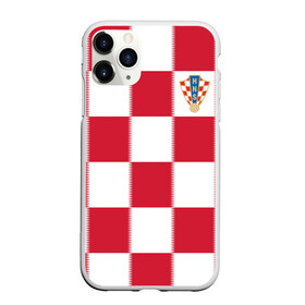 Чехол для iPhone 11 Pro Max матовый с принтом Форма Хорватии в Екатеринбурге, Силикон |  | football | sport | команды чм | сборная хорватии | сборные по футболу | сборные чм | футбол | хорватия | чемпионат мира