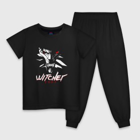 Детская пижама хлопок с принтом WITCHER 2077 (ВЕДЬМАК 2077) в Екатеринбурге, 100% хлопок |  брюки и футболка прямого кроя, без карманов, на брюках мягкая резинка на поясе и по низу штанин
 | 2019 | cd project red | cyberpunk 2077 | future | hack | samurai | sci fi | the witcher | witcher 2077 | андроиды | безумие | будущее | ведьмак 2077 | киберпанк 2077 | логотип | роботы | самураи | фантастика | цифры